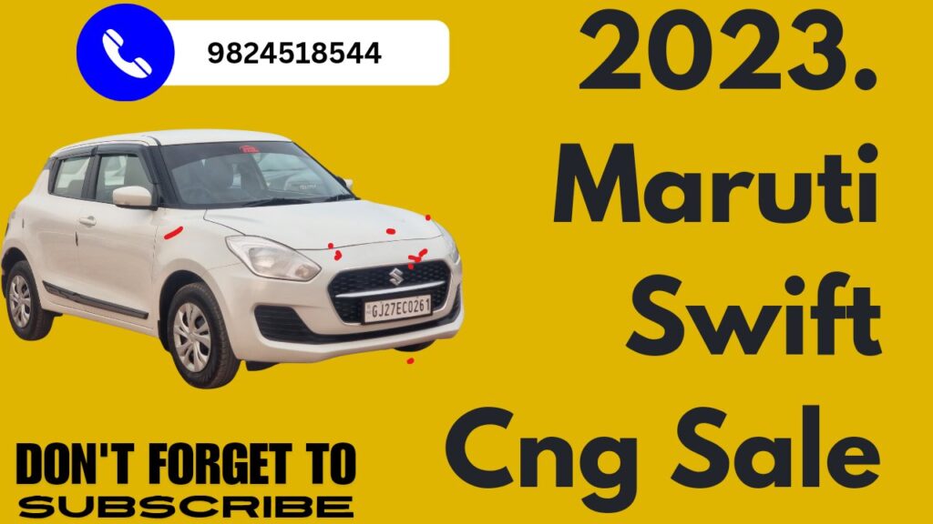 Second Hand Maruti Swift VXI CNG For Sale In Gujarat