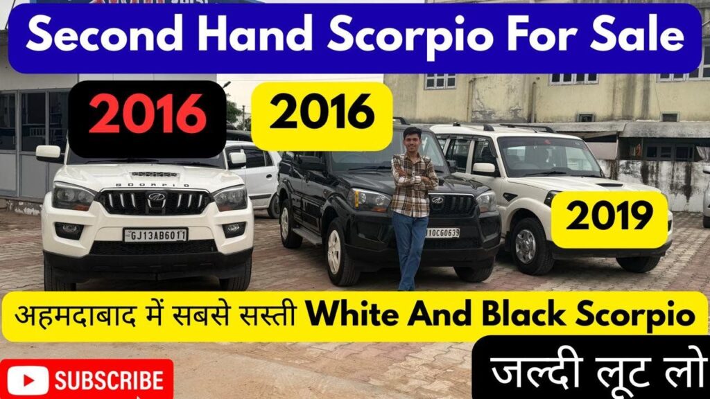 Second hand Black Scorpio